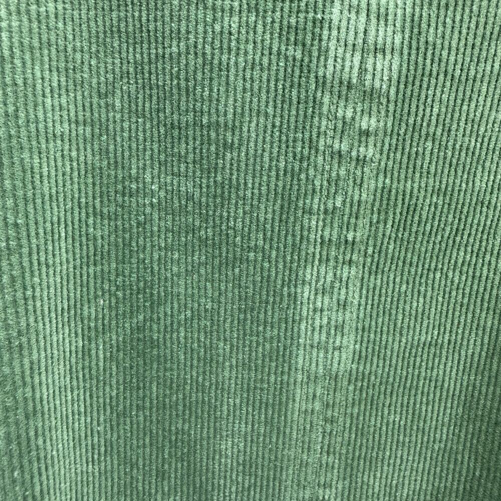 Tuckernuck Womens S Green Corduroy Tunic Top Puff Sleeve Gold Stud Cuff Babydoll - Picture 5 of 10